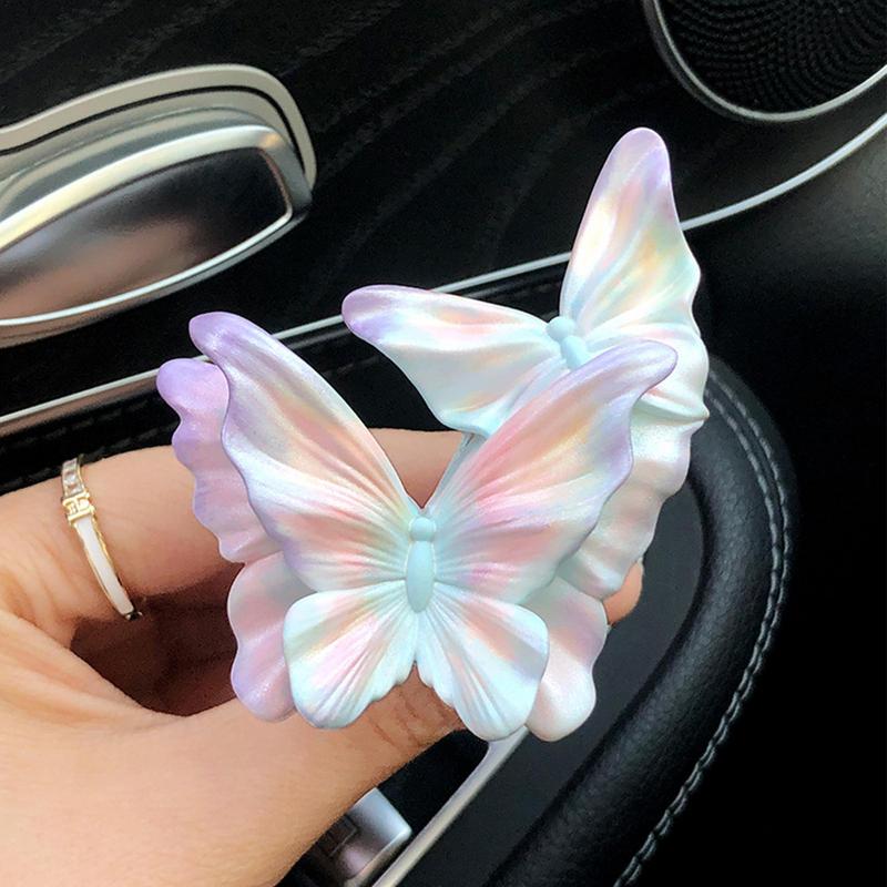 2PCS Car Butterfly Vent Clips car Outlet Air Freshener Long Lasting Perfume auto interior decoration fragrance accessories Air Fresheners