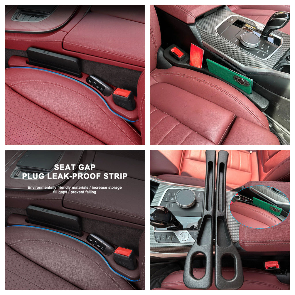 2 PCS Car Seat Gap Filler Organizer with Phone Holder for Car Truck SUV,Between Seat & Console Stop Things from Dropping