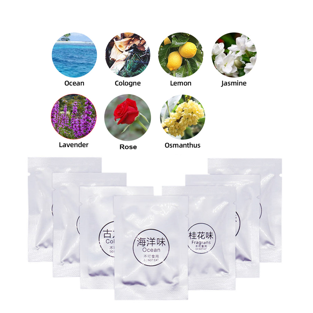 10Pcs Car Air Freshener Supplement Solid Fragrance Scent Pilot Rotating Propeller Air Outlet Perfume Refill Tablets Ocean Lemon Lavender