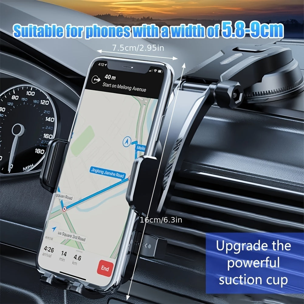 AUTOP 360° Rotatable Car Phone Holder For Dashboard And Windshield Suction Cup Cell Phone Mount Mobile Phone Support Compatible With iPhone Huawei Samsung Android