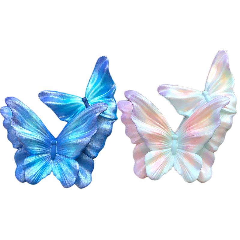 2PCS Car Butterfly Vent Clips car Outlet Air Freshener Long Lasting Perfume auto interior decoration fragrance accessories Air Fresheners